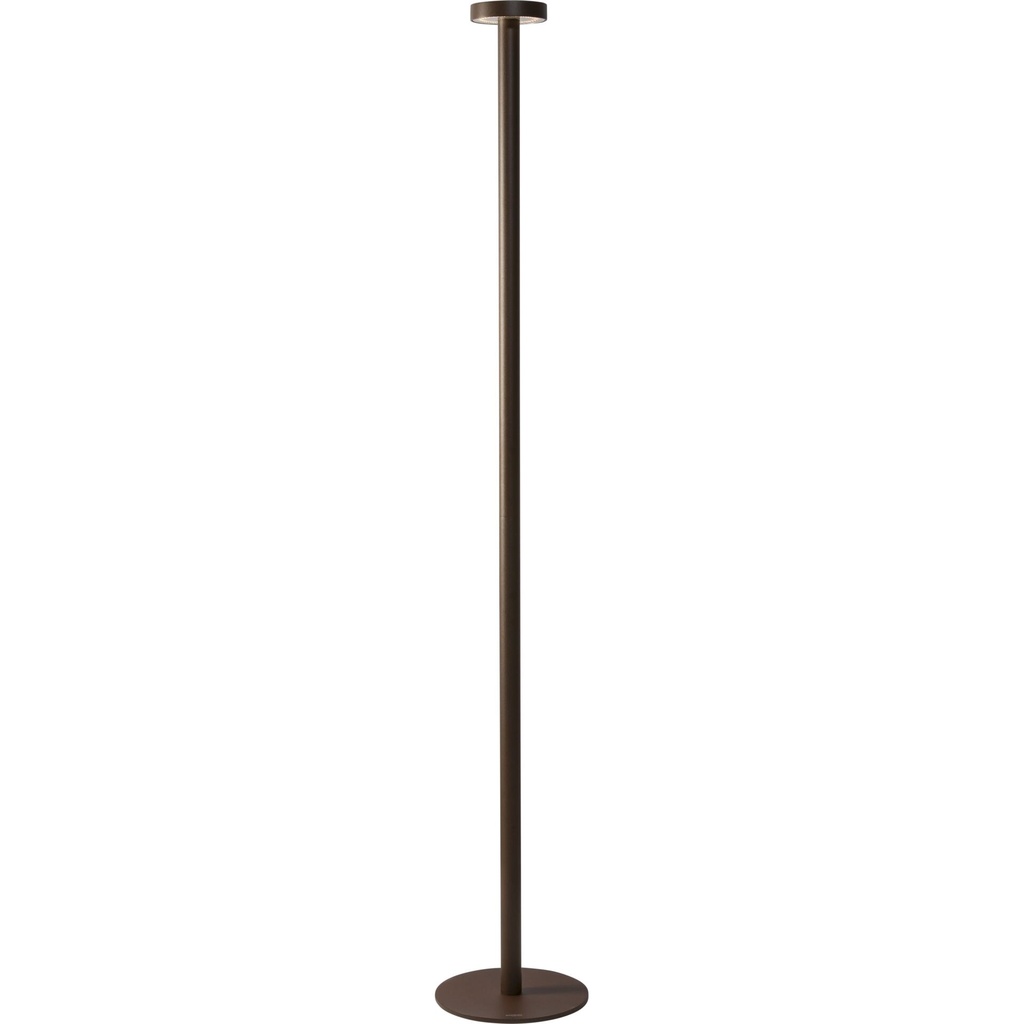 Sompex BORO rust Battey-oper. Outdoor Floor Lamp