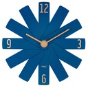 TFA Clock in the box blue Wall Clock