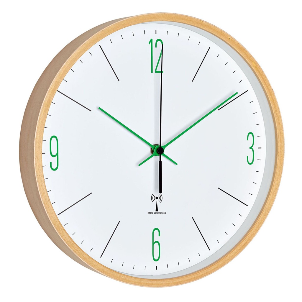 TFA 60.3524.04 Analogue designer radio controlled wall clock