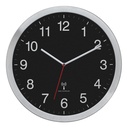 TFA 60.3545.01 Analogue XL radio controlled clock w. metal frame