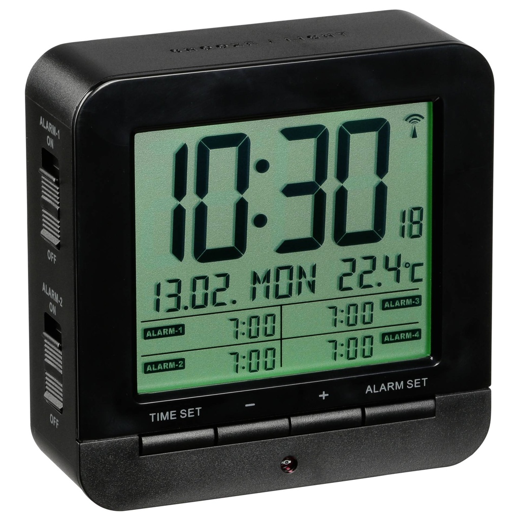 TFA 60.2536.01 Radio Controlled Alarm Clock