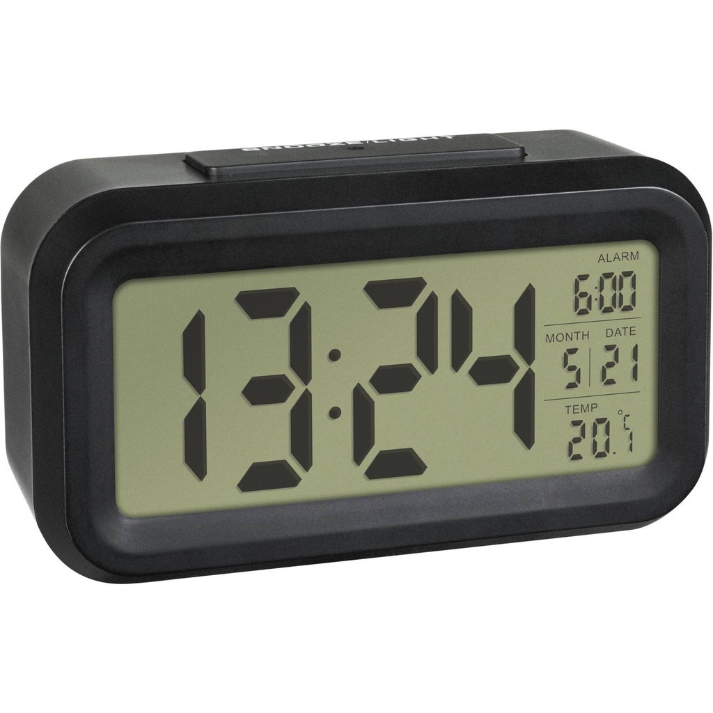 TFA 60.2018.01 LUMIO Digit Alarm Clock black