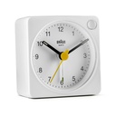 Braun BC 02 XW quartz alarm white with light switch