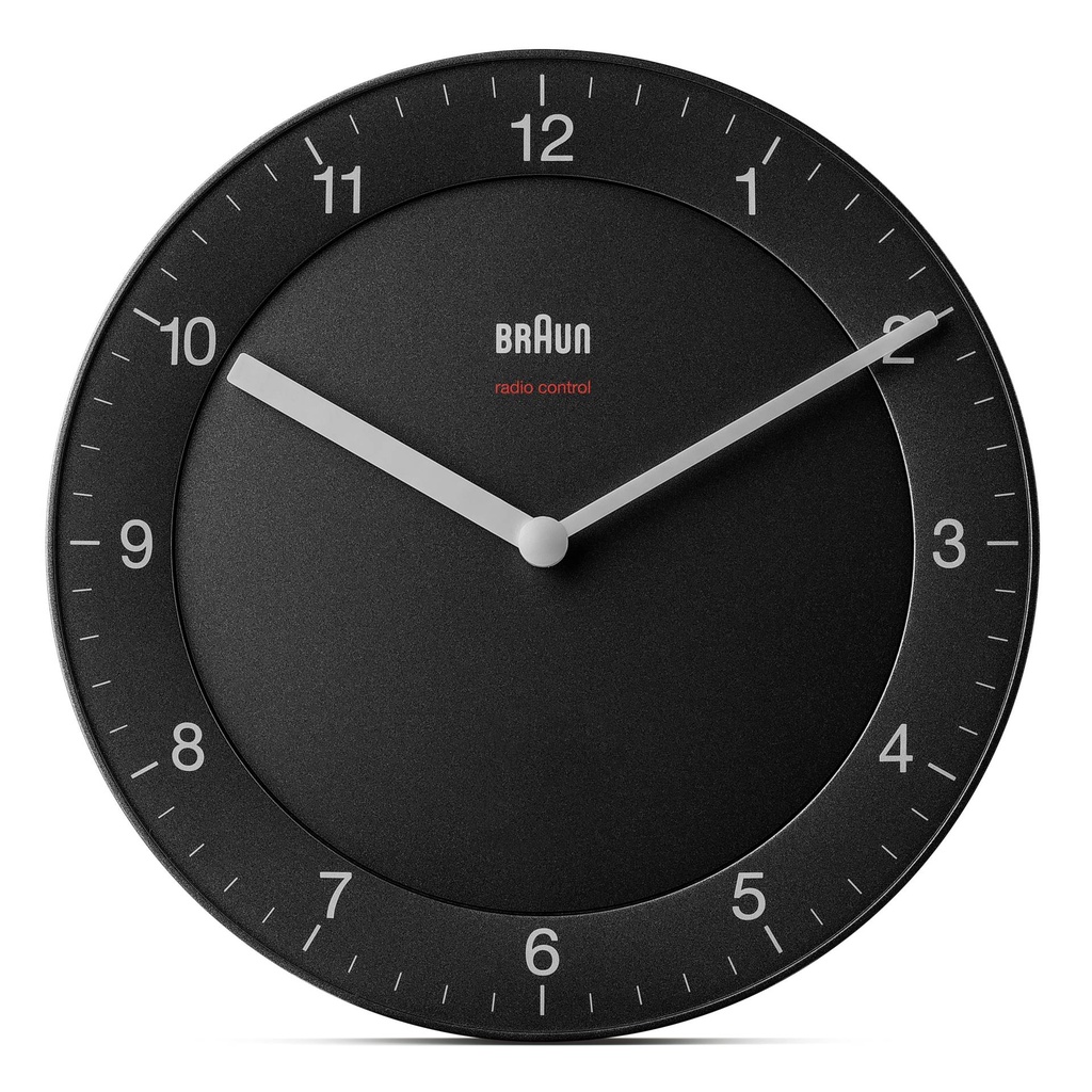 Braun BC 06 B-DCF radio wall clock black
