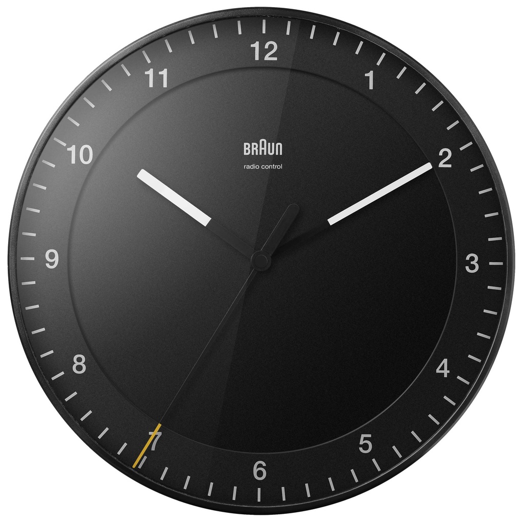 Braun BC 17 B-DCF radio wall clock black