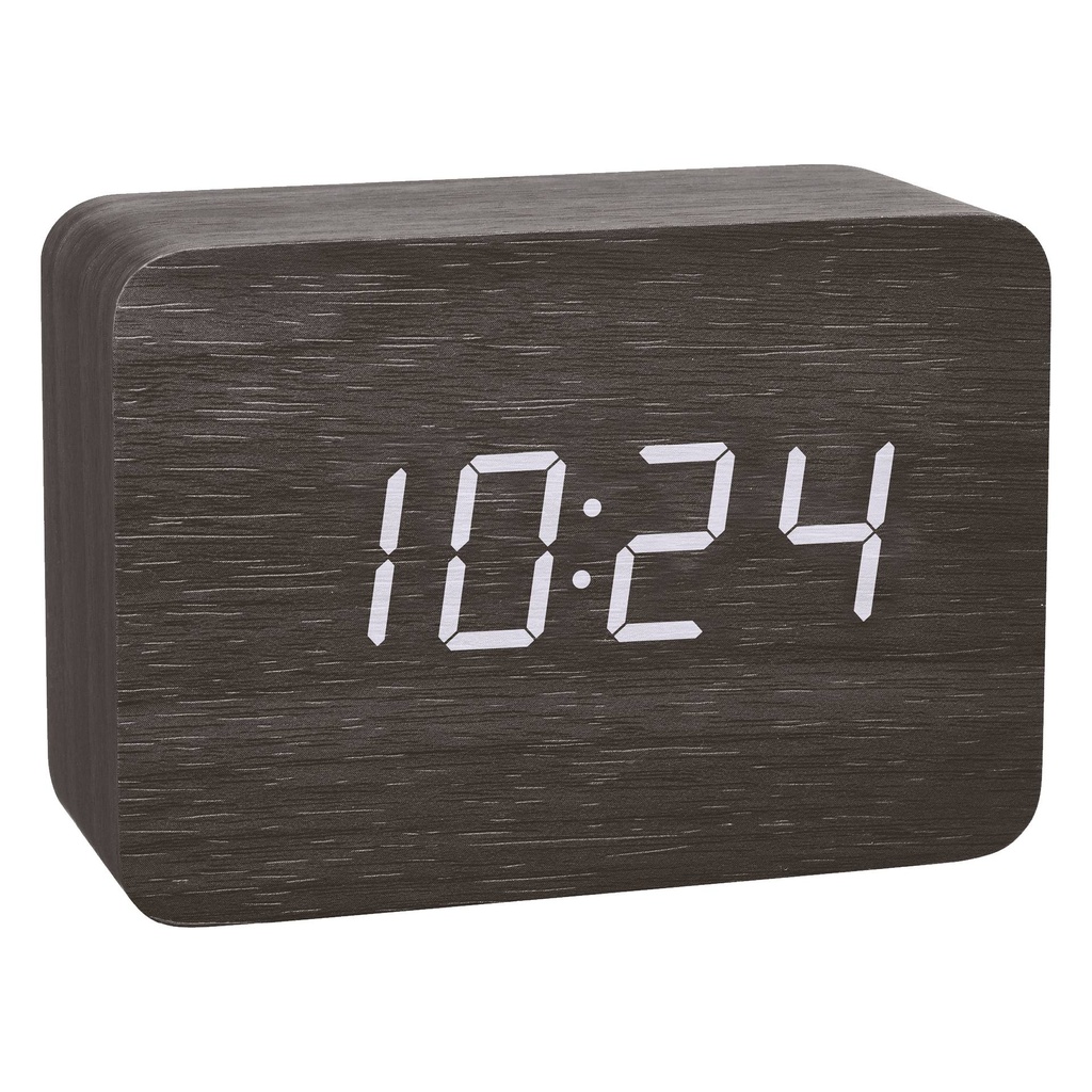 TFA 60.2549.01 Radio alarm clock black