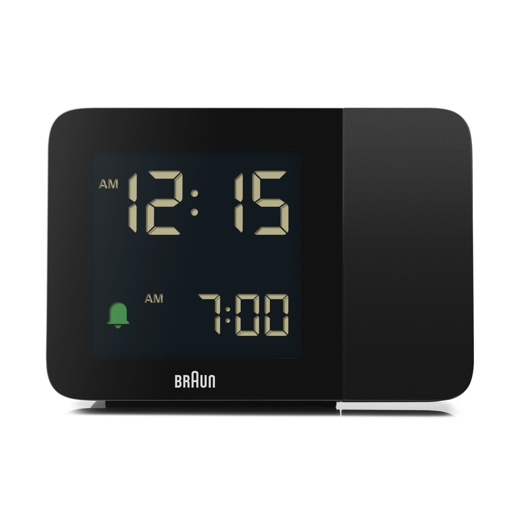 Braun BC 015 B-DCF      black Radio Controlled Alarm Clock