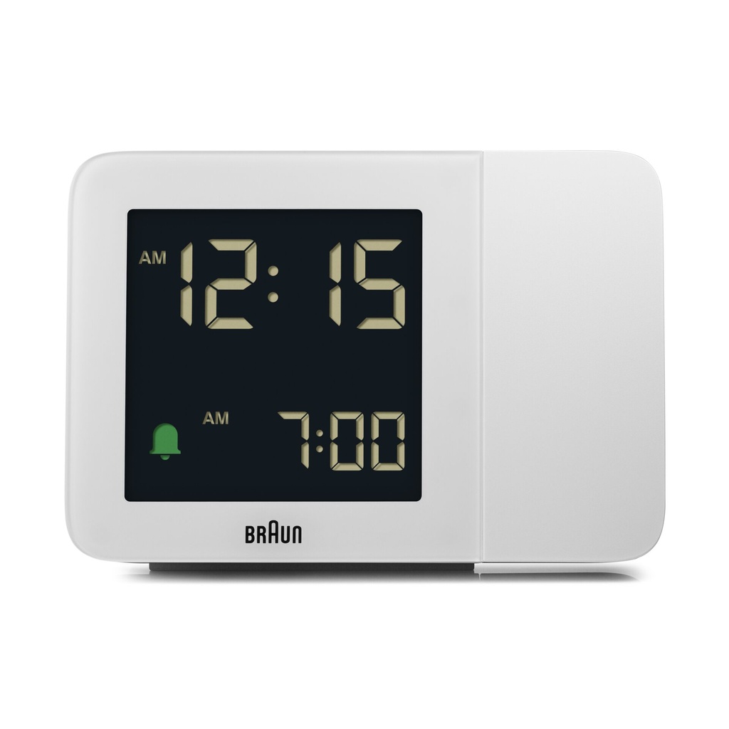 Braun BC 015 W-DCF     white Radio Controlled Alarm Clock