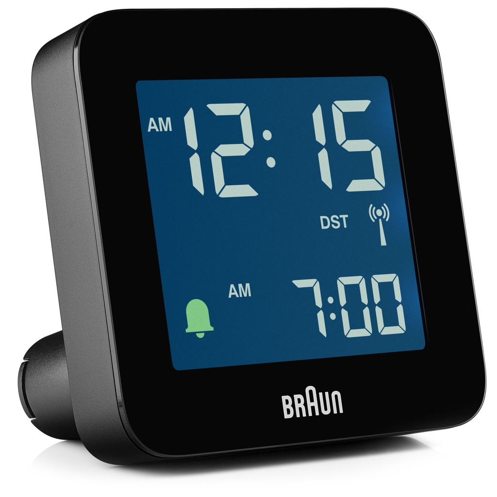 Braun BC 09 B-DCF         black Radio Controlled Alarm Clock