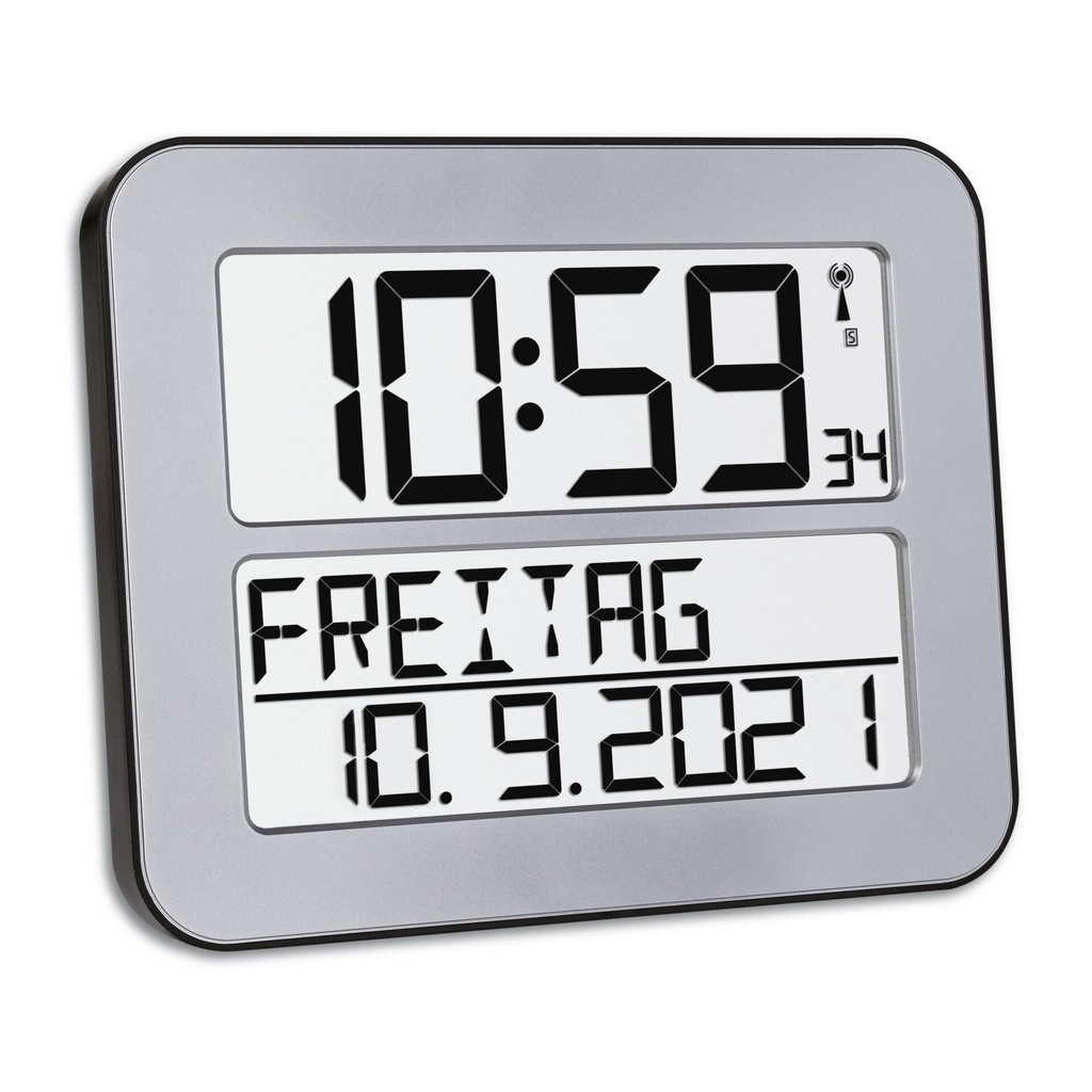 TFA 60.4512.54 silver TIMELINE MAX