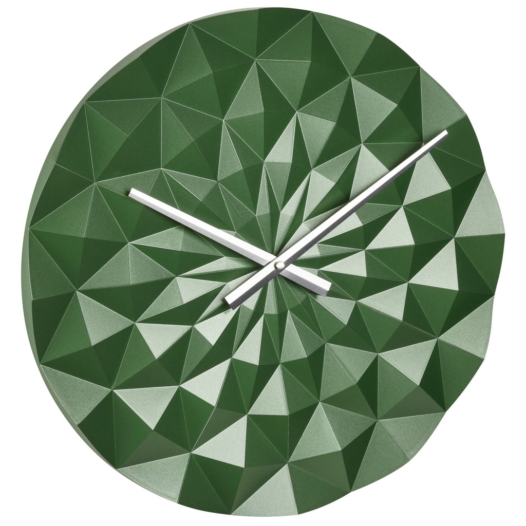TFA 60.3063.04 DIAMOND Wall Clock green-metallic