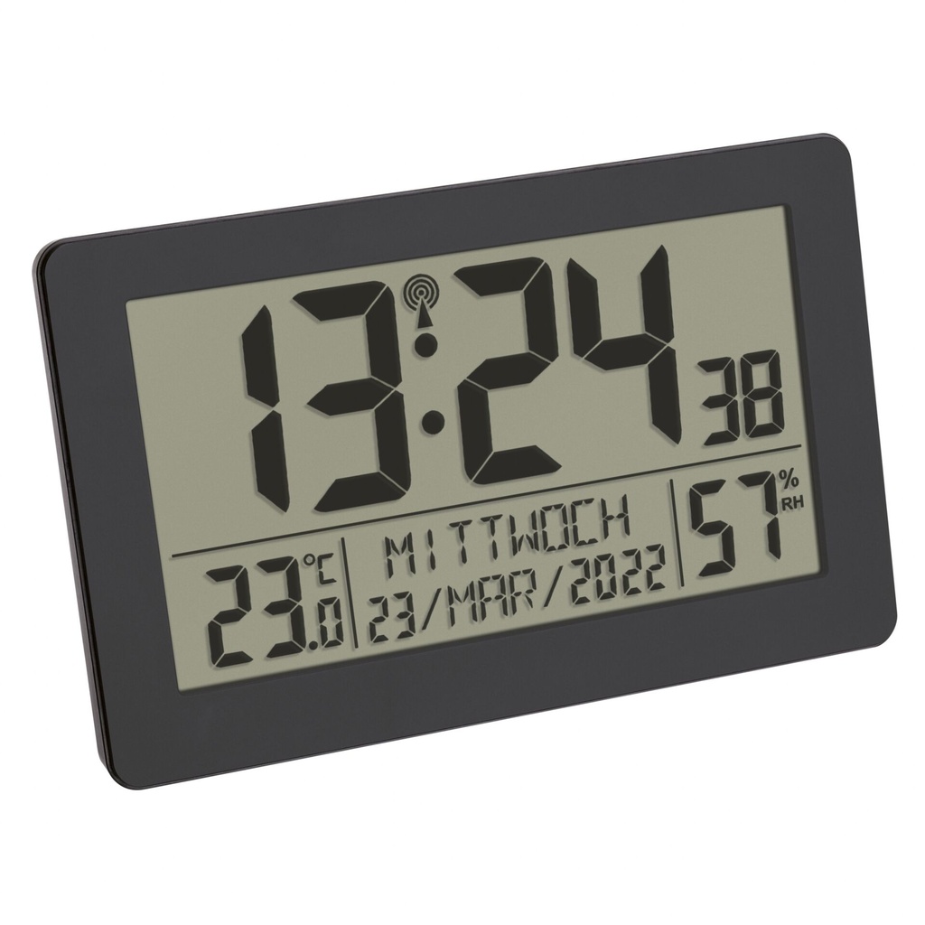TFA 60.2557.01  Radio controlled clock with room climate