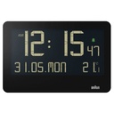 Braun BC 14 black Quartz Wall Clock digital