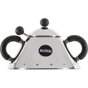 Alessi Sugar Bowl with Spoon black 9097 B