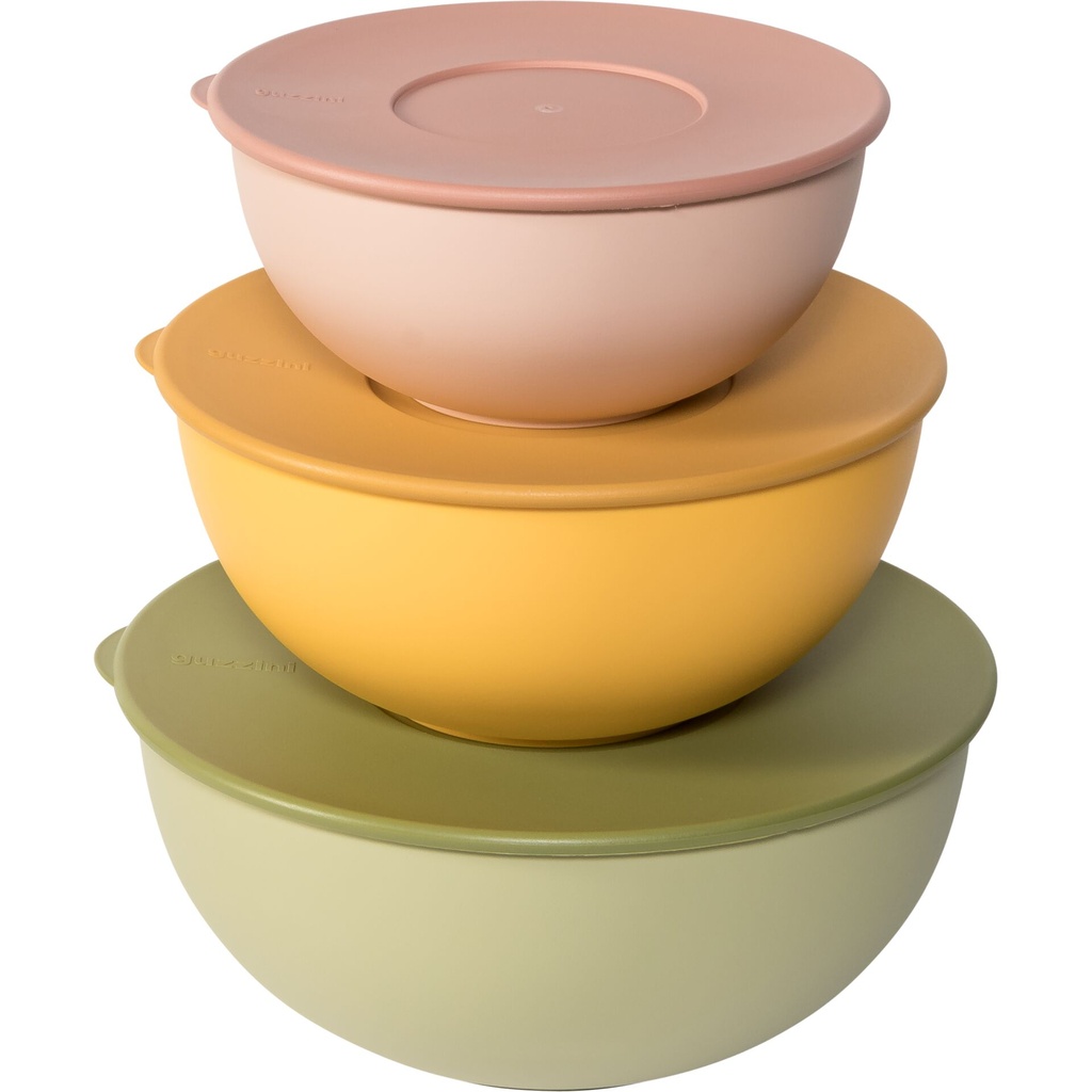 Guzzini EVERYWHERE BIO - Set 3 Containers w.Lid Assorted C.