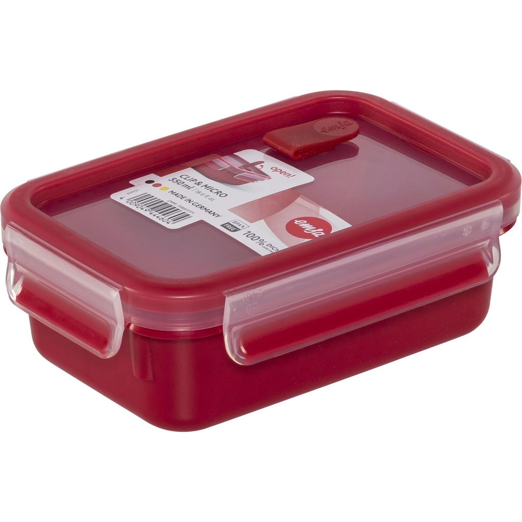 Emsa Clip&Micro 0,55 L red