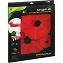 Charles Viancin Poppy Set 4 Silicone Lids 28/23/15/10cm