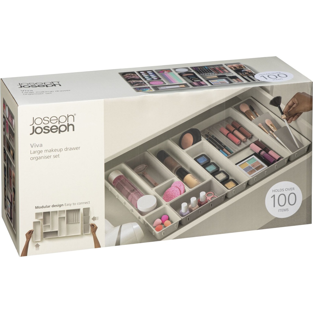 Joseph Joseph Viva 12-piece Makeup Drawer Organiser Set