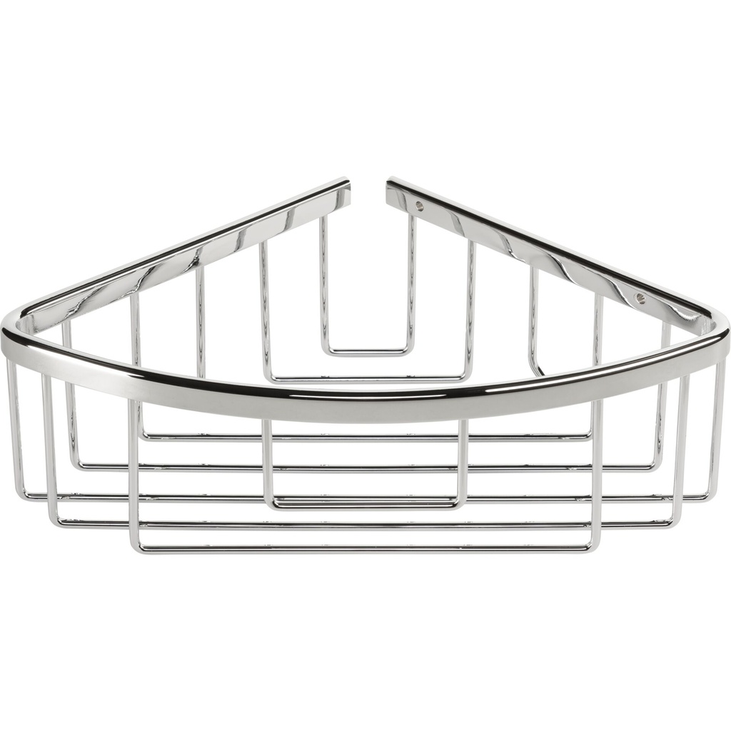 Tesa Aluxx Shower Corner Shelf 40200 chrome incl. adhesive mnt.