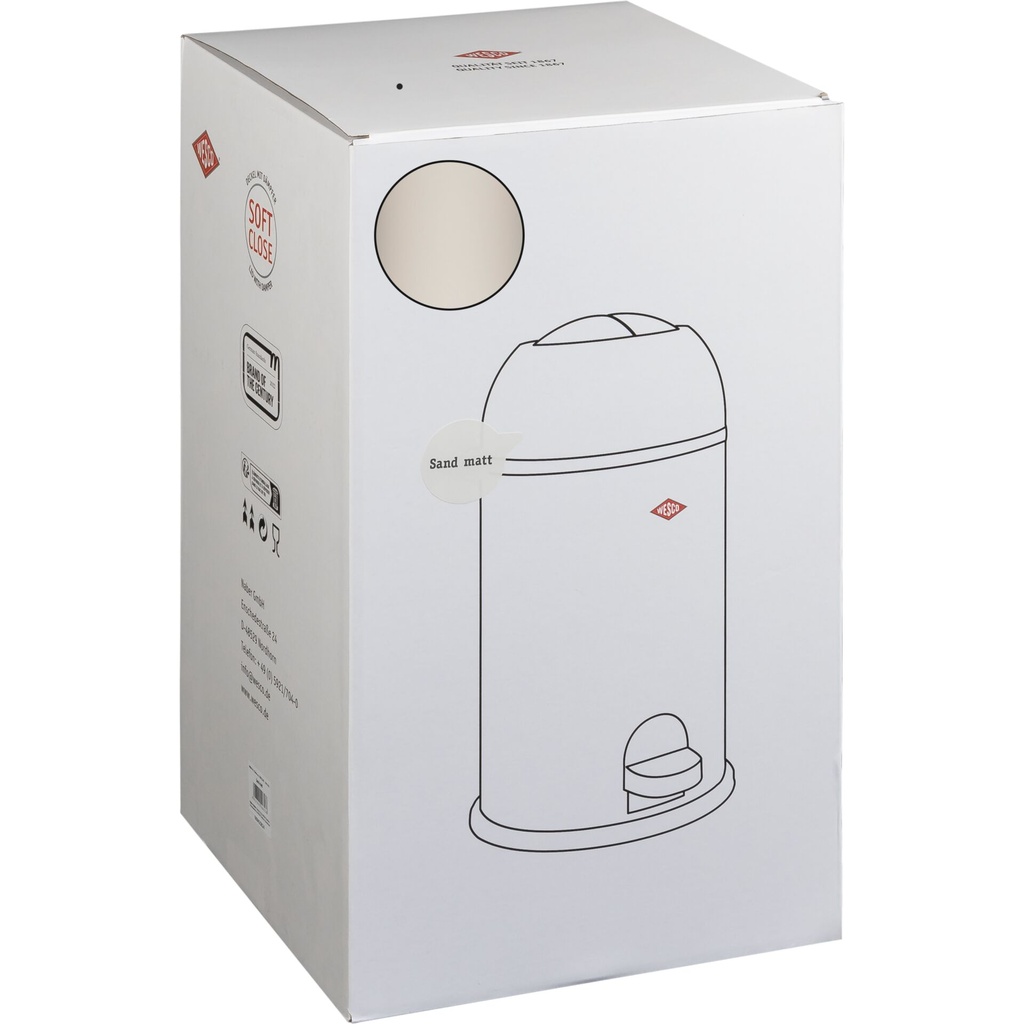 WESCO Kickmaster Junior Trash Can sand matt