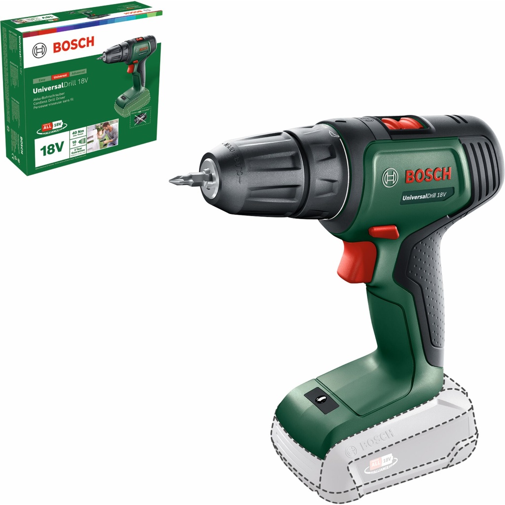 Bosch UniversalDrill 18V Akku-Bohrschrauber