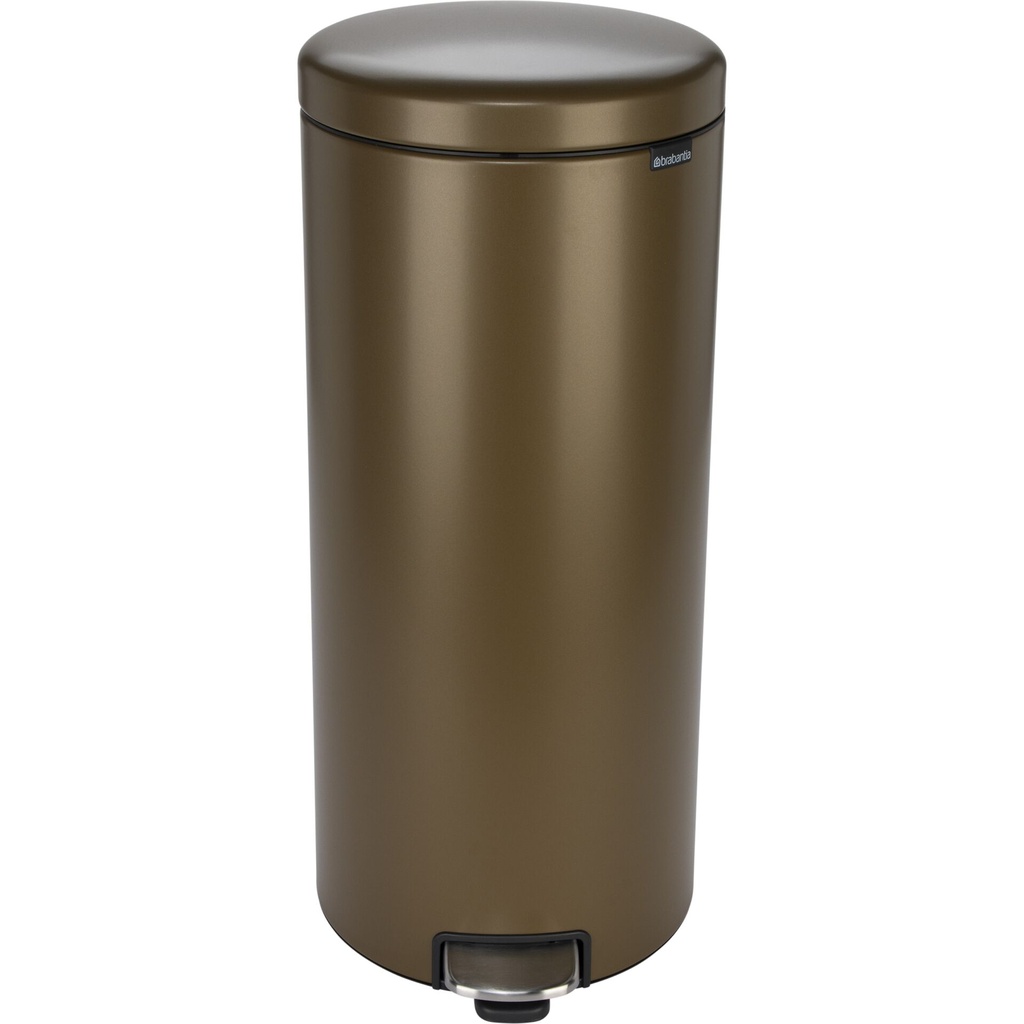 Brabantia Pedal Bin NewIcon 30 Liter Warm Brass