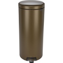 Brabantia Pedal Bin NewIcon 30 Liter Warm Brass