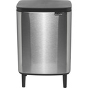 Brabantia BO Trash Bin HI 12 l Matte Steel Fingerprint Proof