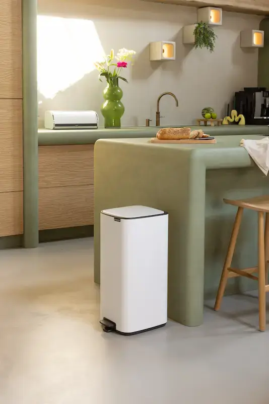 Brabantia Treteimer Bo 30 Liter weiß