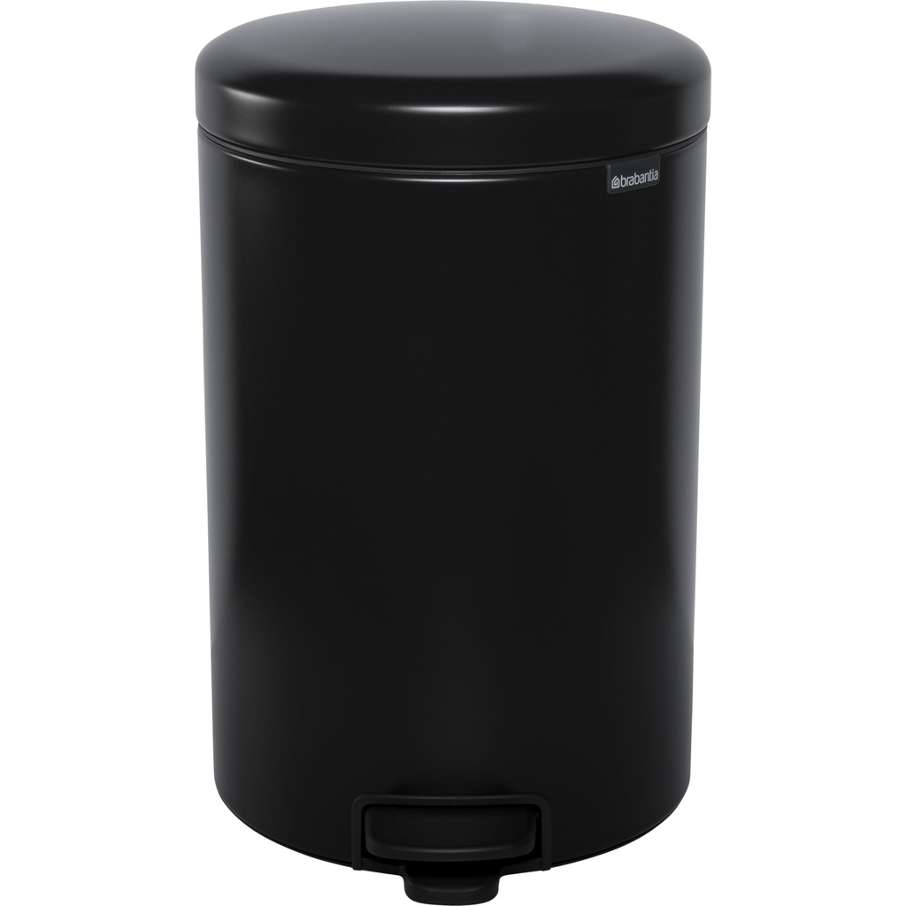 Brabantia Pedal Bin Newicon 20,0 L black matt