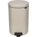 Brabantia Pedal Bin Newicon 20 L Soft Beige