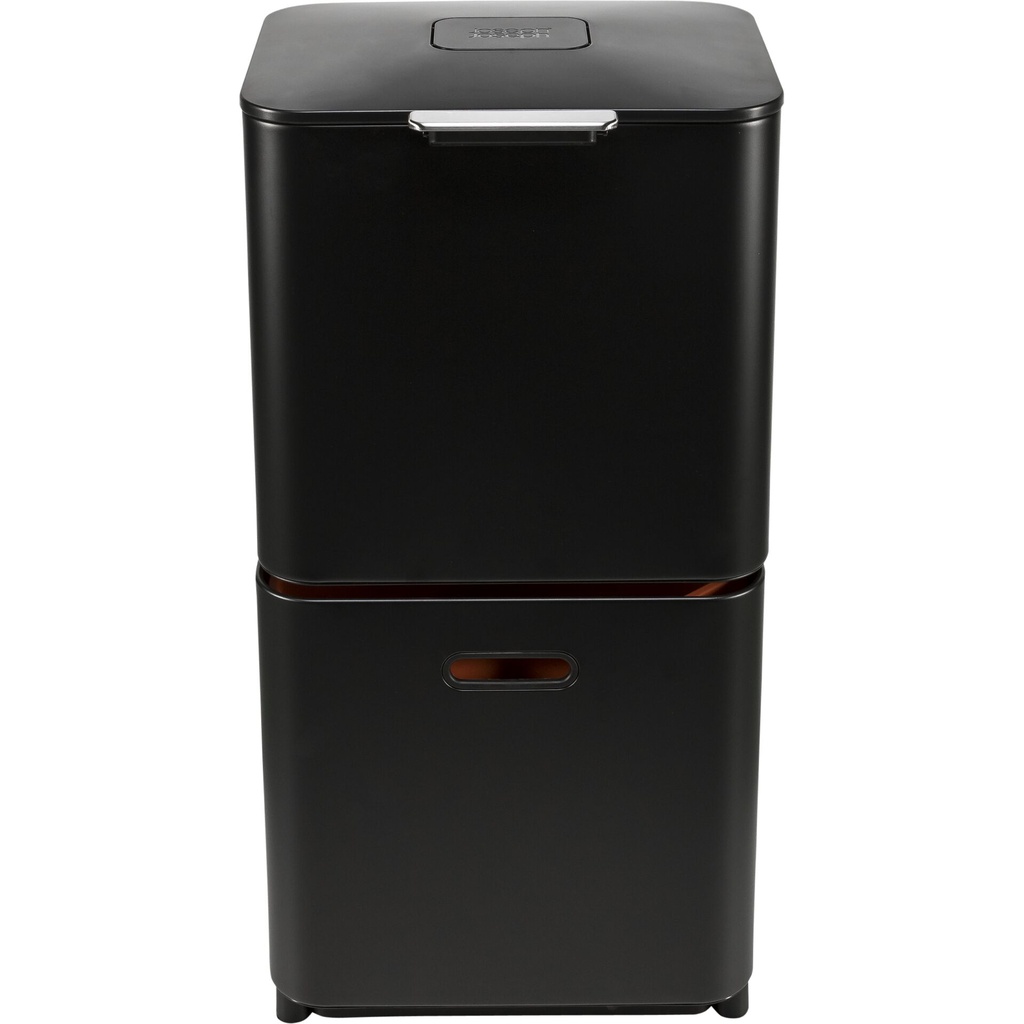 Joseph Joseph Totem Max 60L Black Waste & Recycling Bin