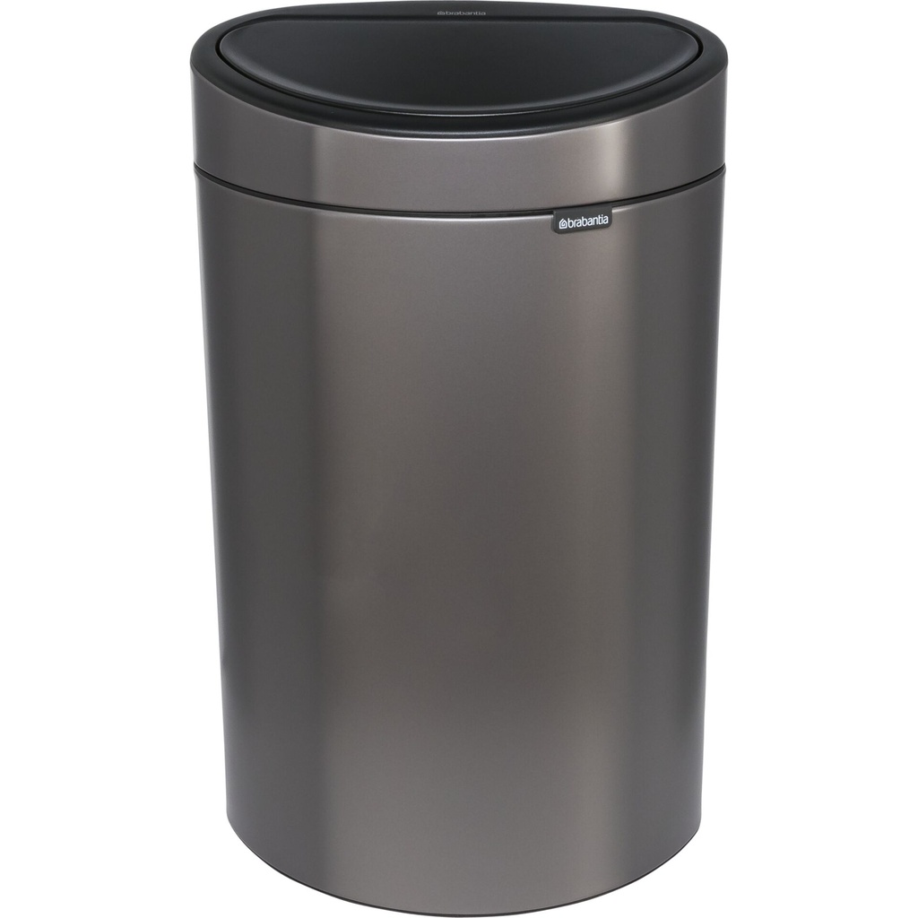 Brabantia Waste Bin Touch Bin New,recycle, 23+10 L Platinum