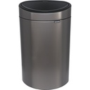 Brabantia Waste Bin Touch Bin New,recycle, 23+10 L Platinum