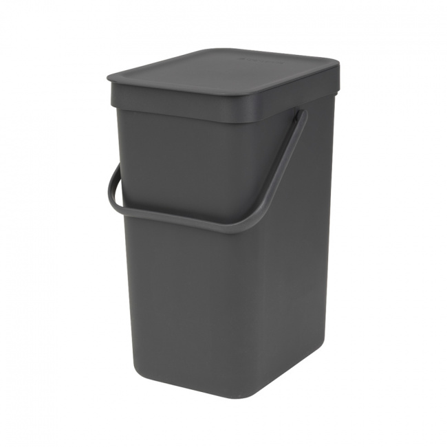 Brabantia Sort & Go Bin      12l Dark Grey