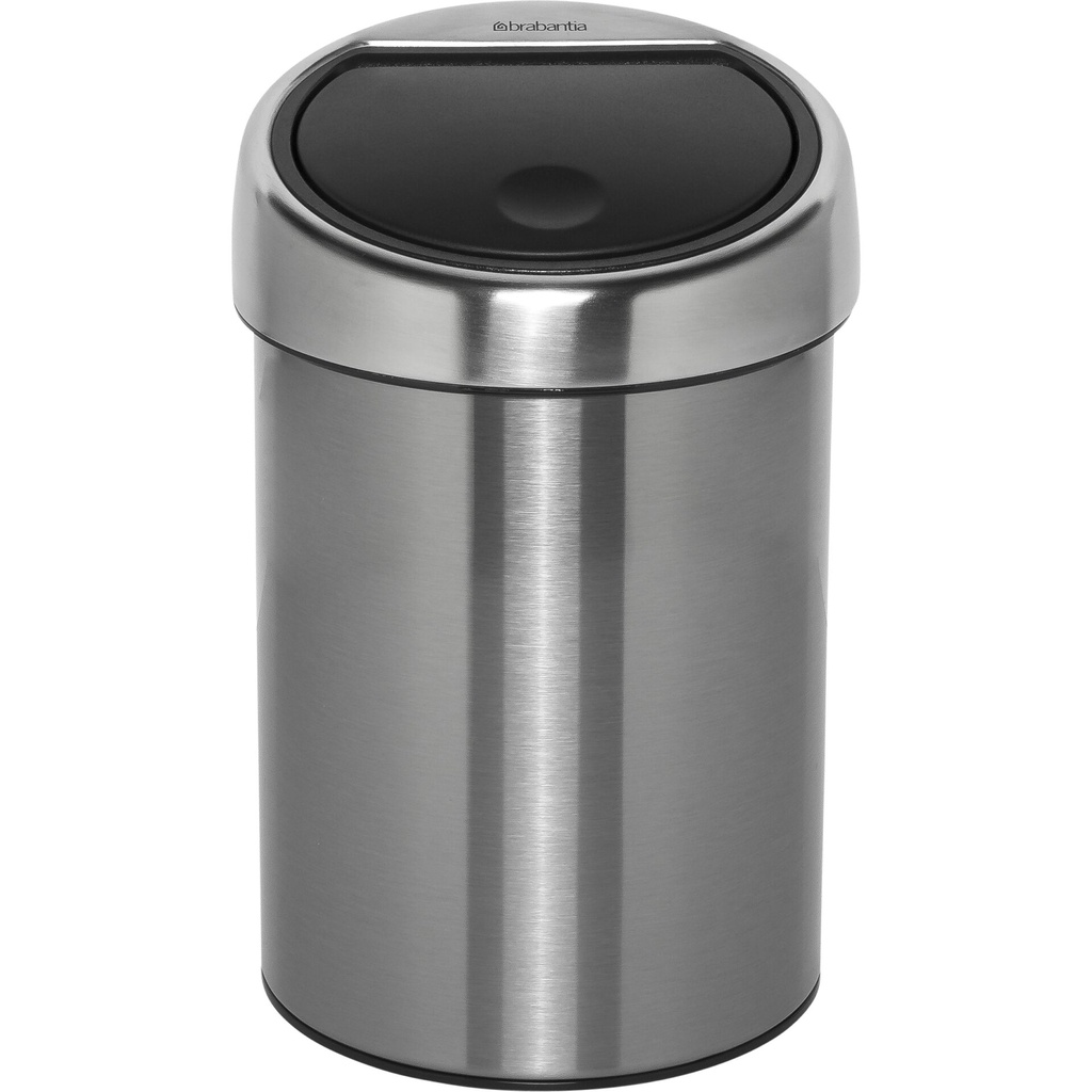 Brabantia Touch Bin 3 Liter Matte Steel Fingerprint Proof