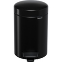 Brabantia Pedal Bin Newicon 3,0 L black matt