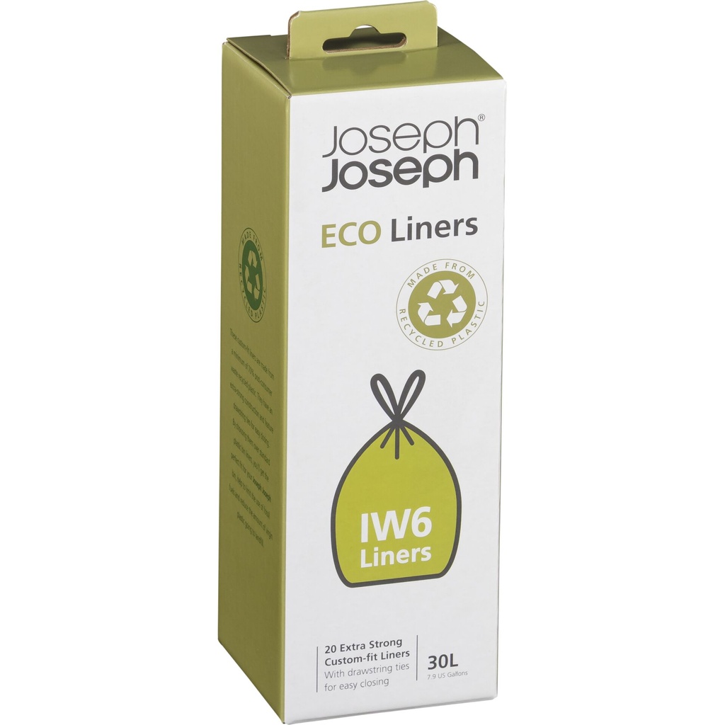 Joseph Joseph IW6 20L Grey Recycled Bin Liners