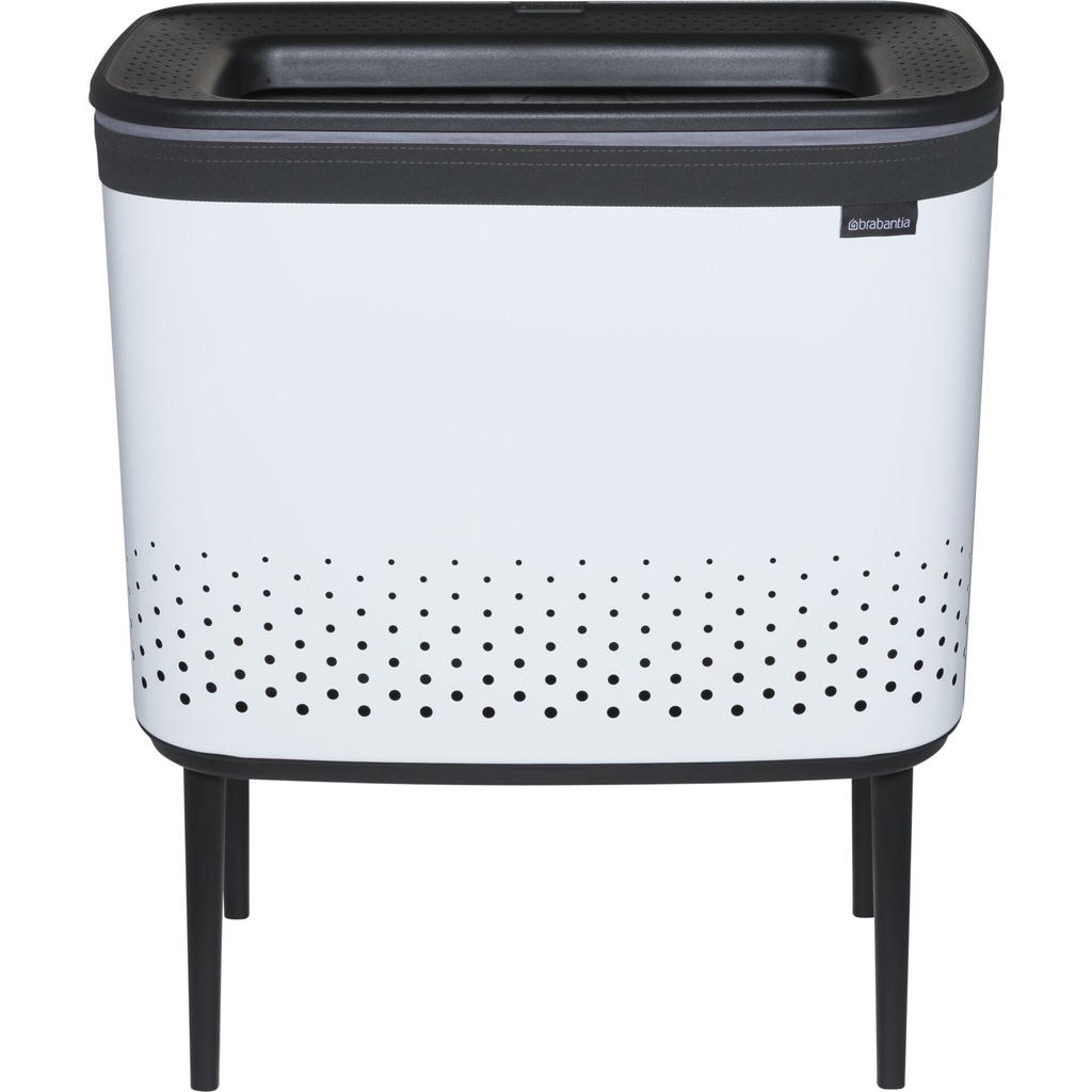 Brabantia Bo Laundry Bin, 60 L white