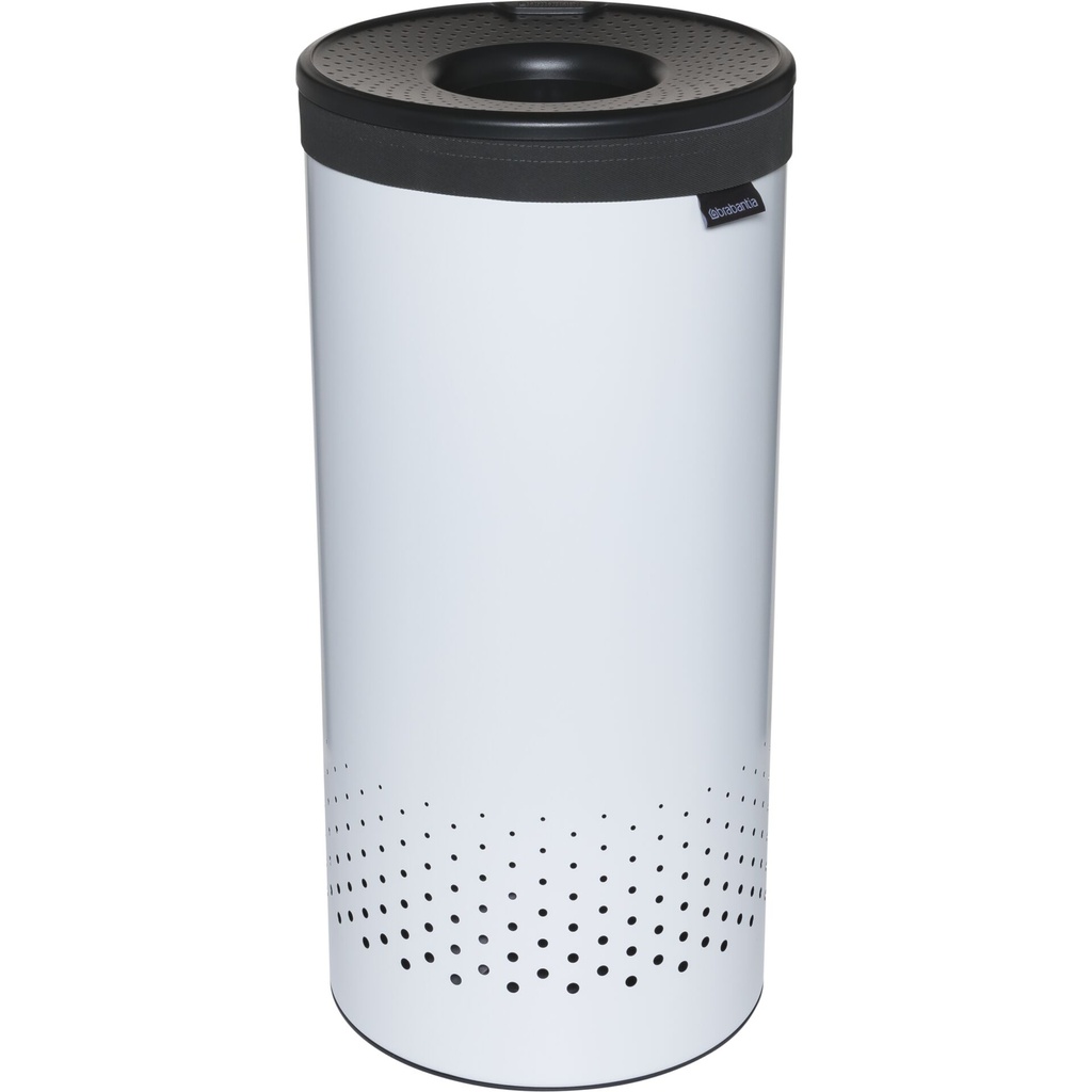 Brabantia Laundry Bin, 35 L dark grey / white
