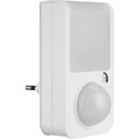 REV LED Plug-In Wall Light with Motion Detector 2,5W white