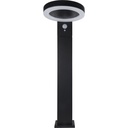 REV LED Solar Light Round black