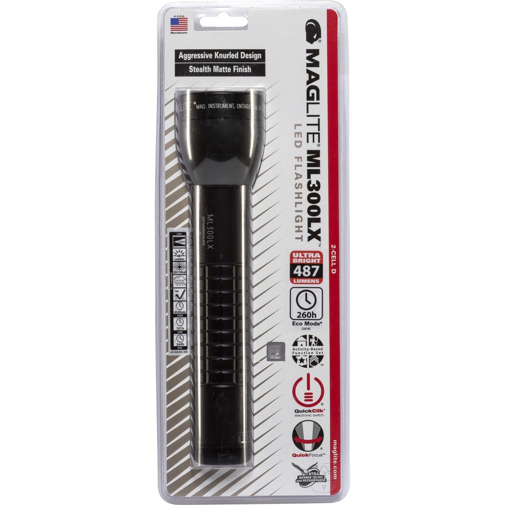 Maglite ML300LX 2D schwarz Taschenlampe