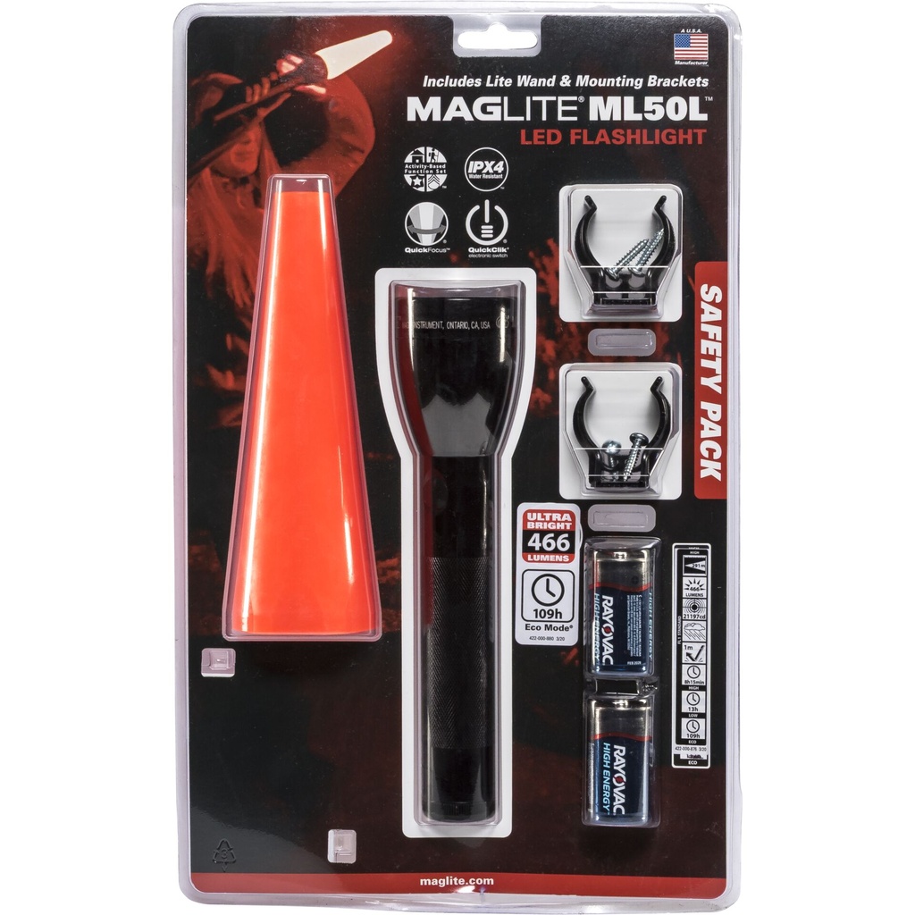 Maglite ML50 LED Sicherheitslampe schwarz