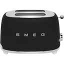 SMEG TSF01BLMEU Toaster schwarz matt