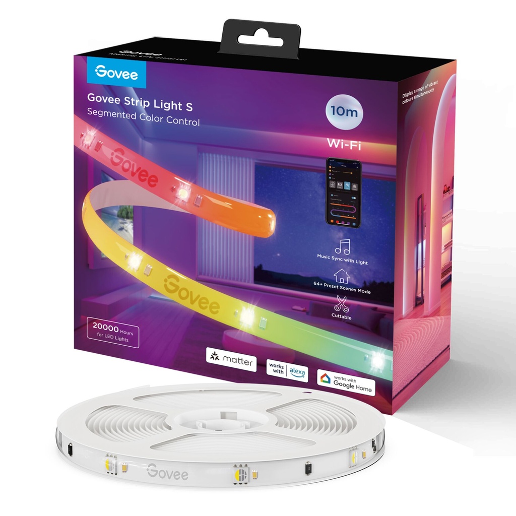 Govee LED Strip Lights Matter ready 10 Meter