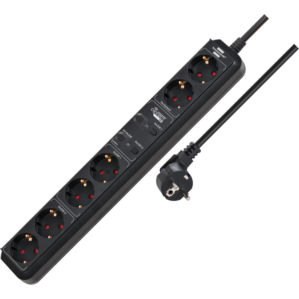 Brennenstuhl Eco-Line WIFI 6-fach Steckdosenleiste 1,5m