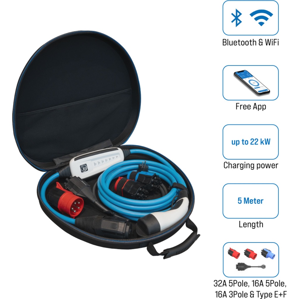 NRGkick 32A 5m Set Optimal WLAN incl. Adapter and Bag
