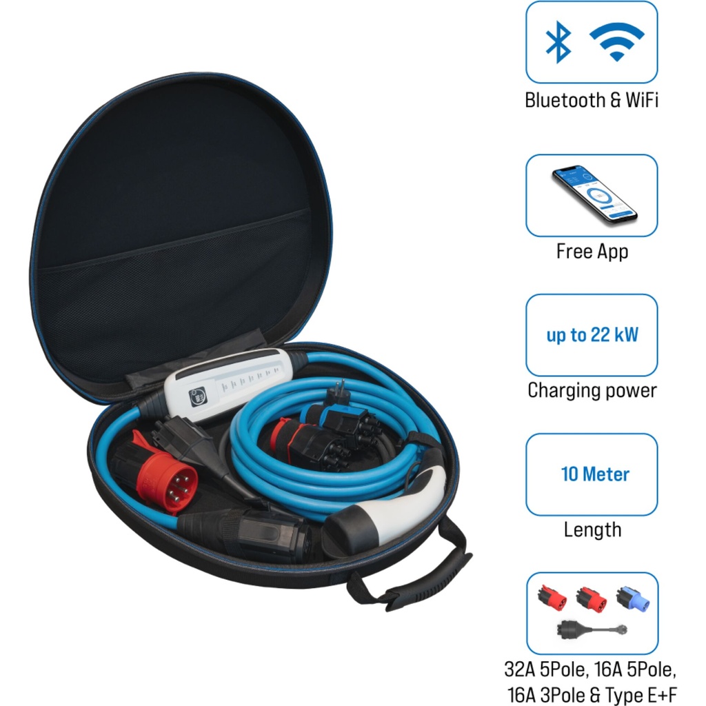 NRGkick 32A 10m Set Optimal WLAN incl. Adapter and Bag