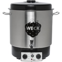 WECK Preserving Cooker Stainless Steel with Clock and Tap